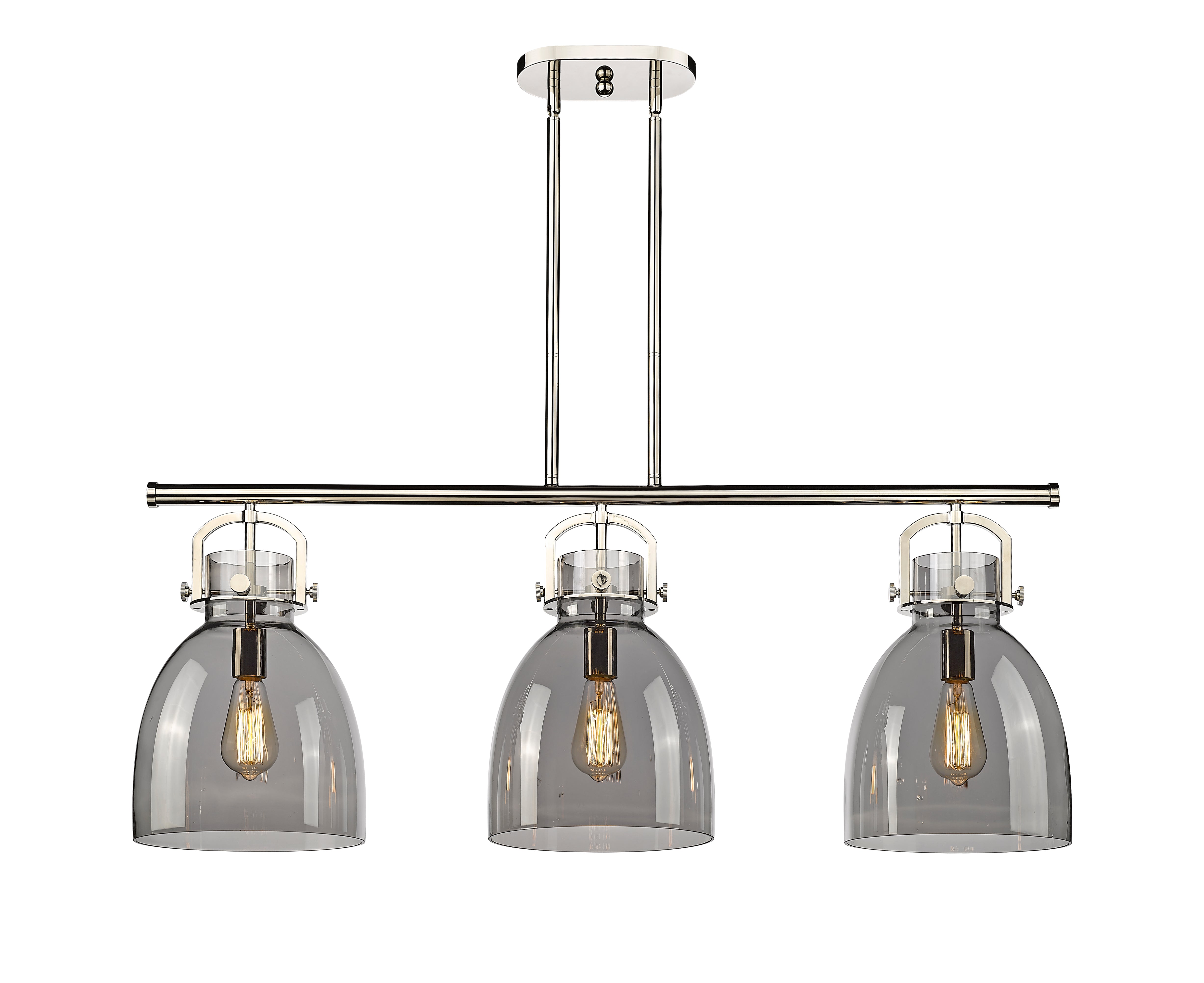 Downtown Urban Island Light Cast Brass