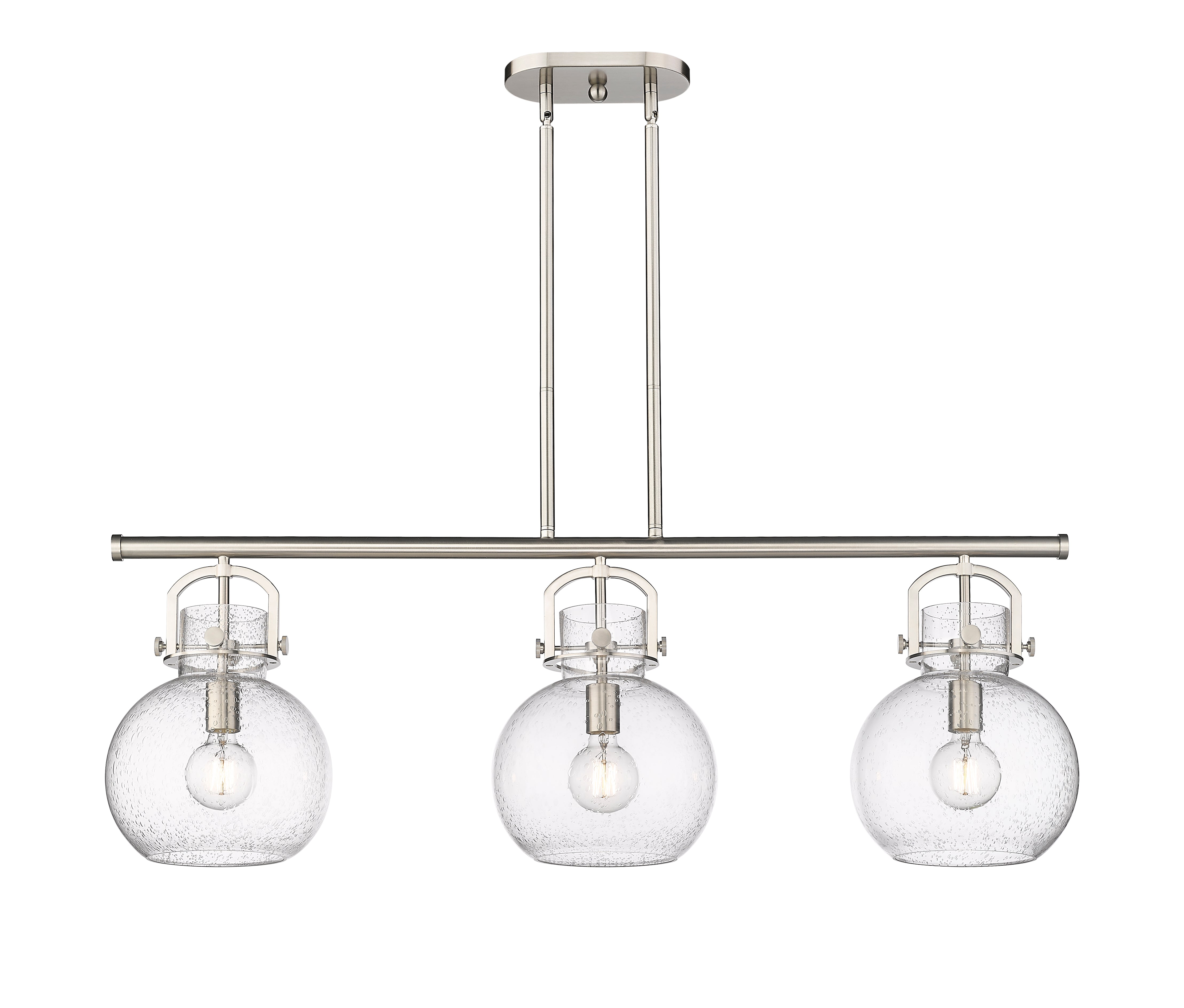 Downtown Urban Island Light Cast Brass