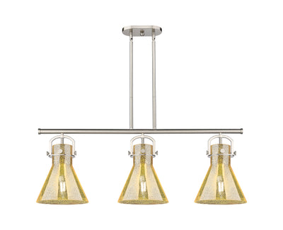 Downtown Urban Island Light Cast Brass