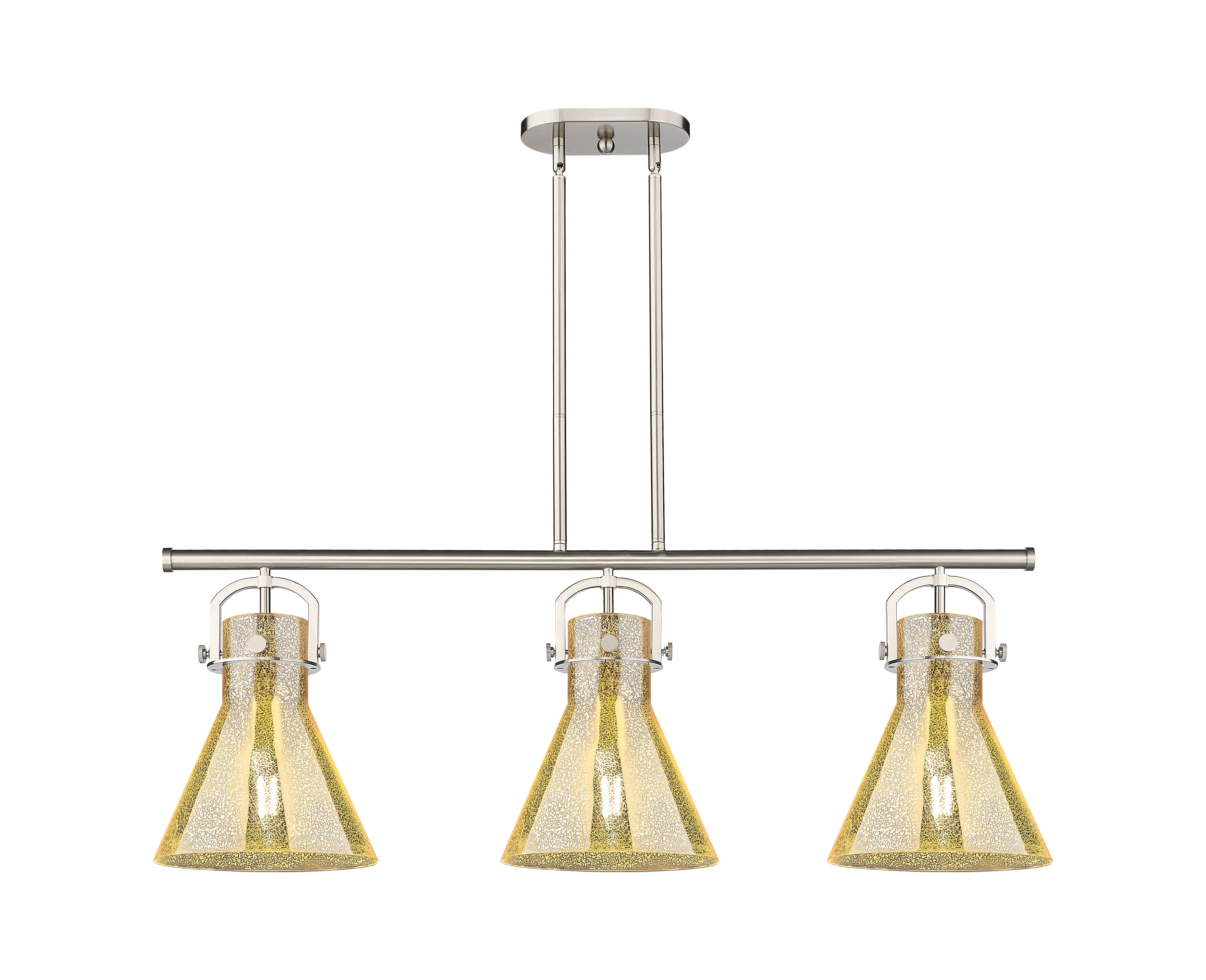 Downtown Urban Island Light Cast Brass