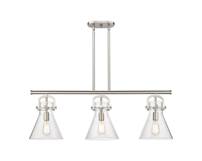 Downtown Urban Island Light Cast Brass
