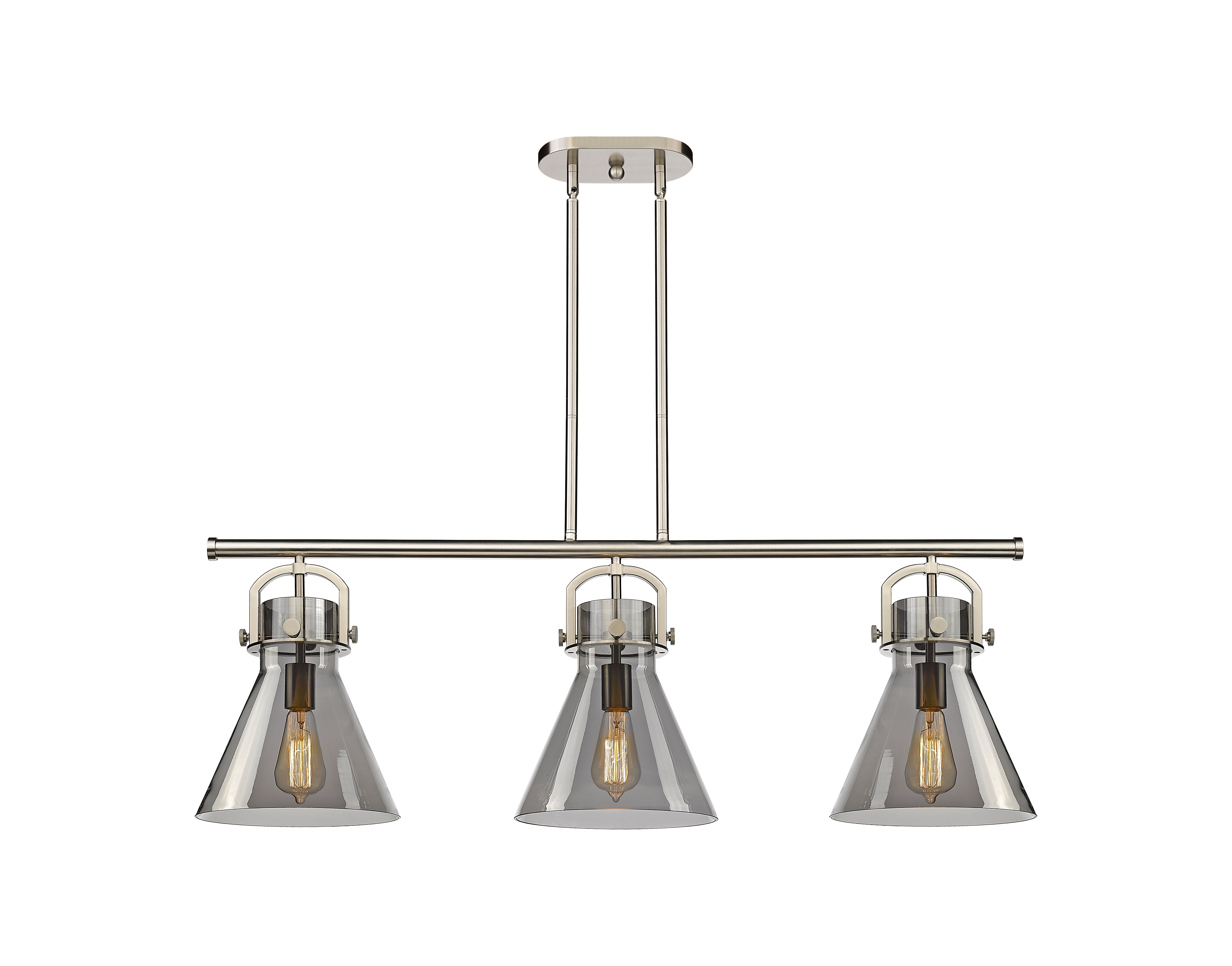 Downtown Urban Island Light Cast Brass