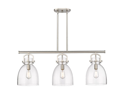 Downtown Urban Island Light Cast Brass