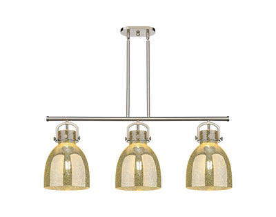Downtown Urban Island Light Cast Brass
