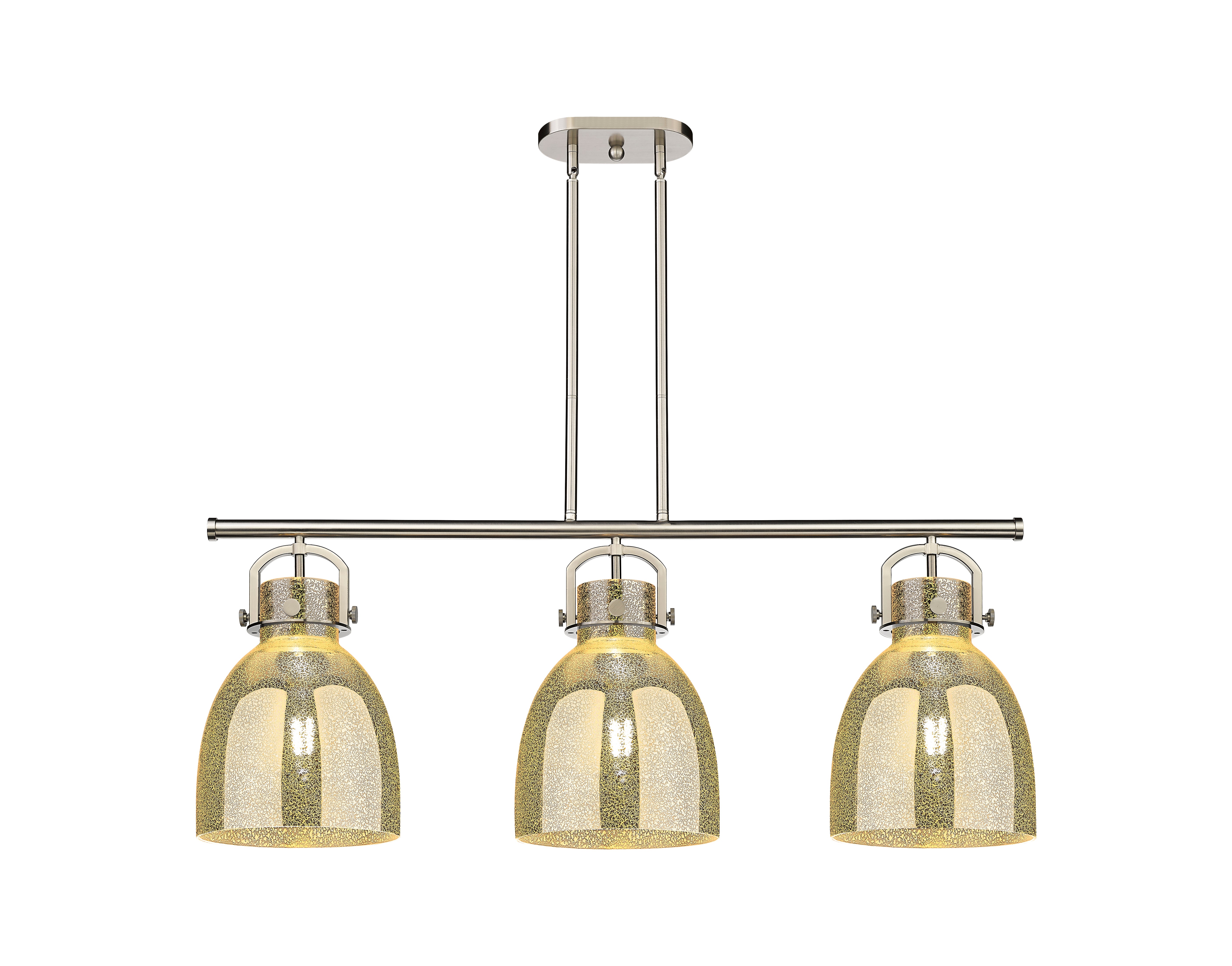 Downtown Urban Island Light Cast Brass