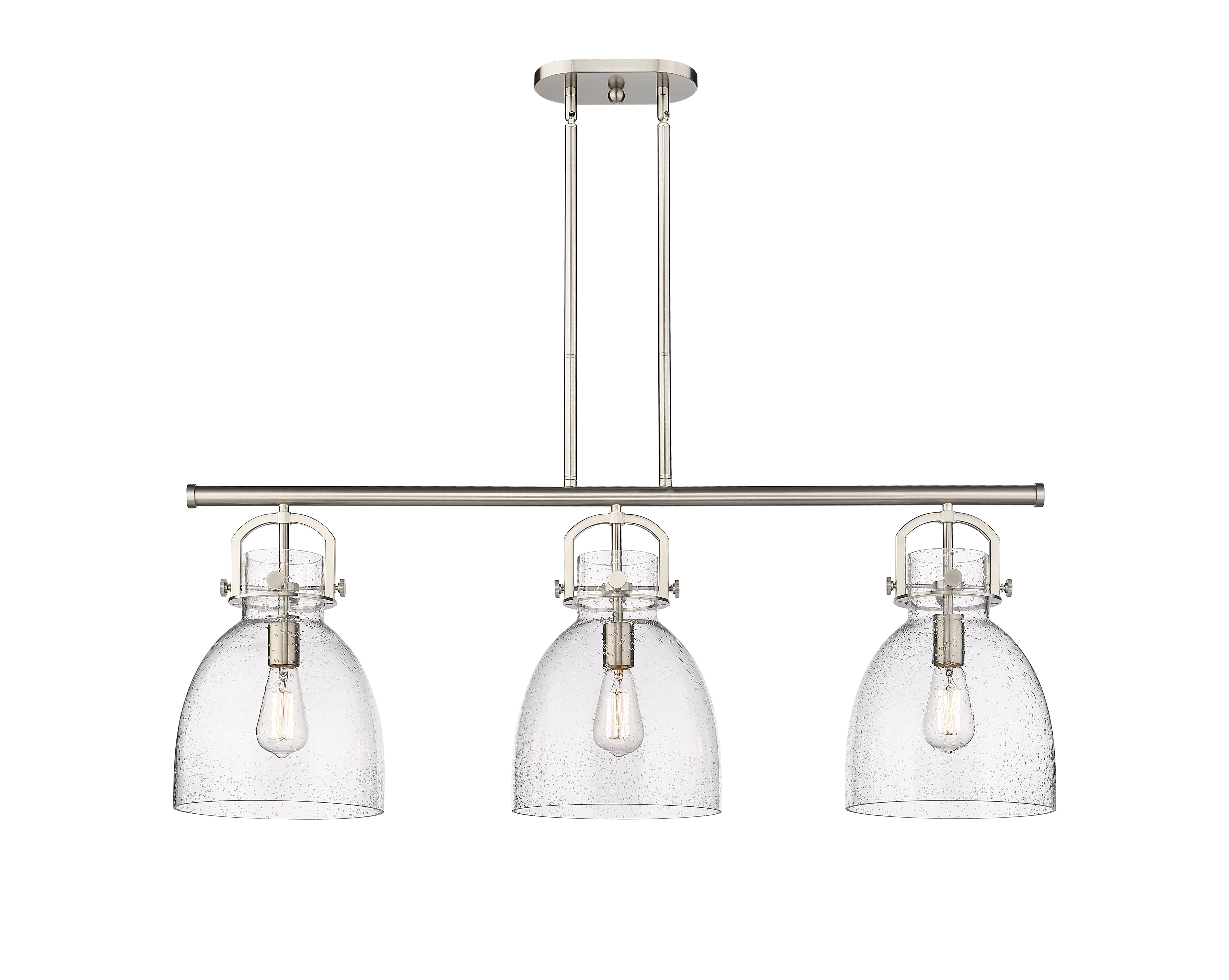 Downtown Urban Island Light Cast Brass