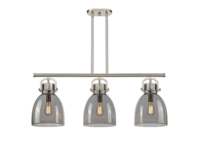 Downtown Urban Island Light Cast Brass