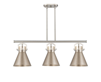 Downtown Urban Island Light Cast Brass