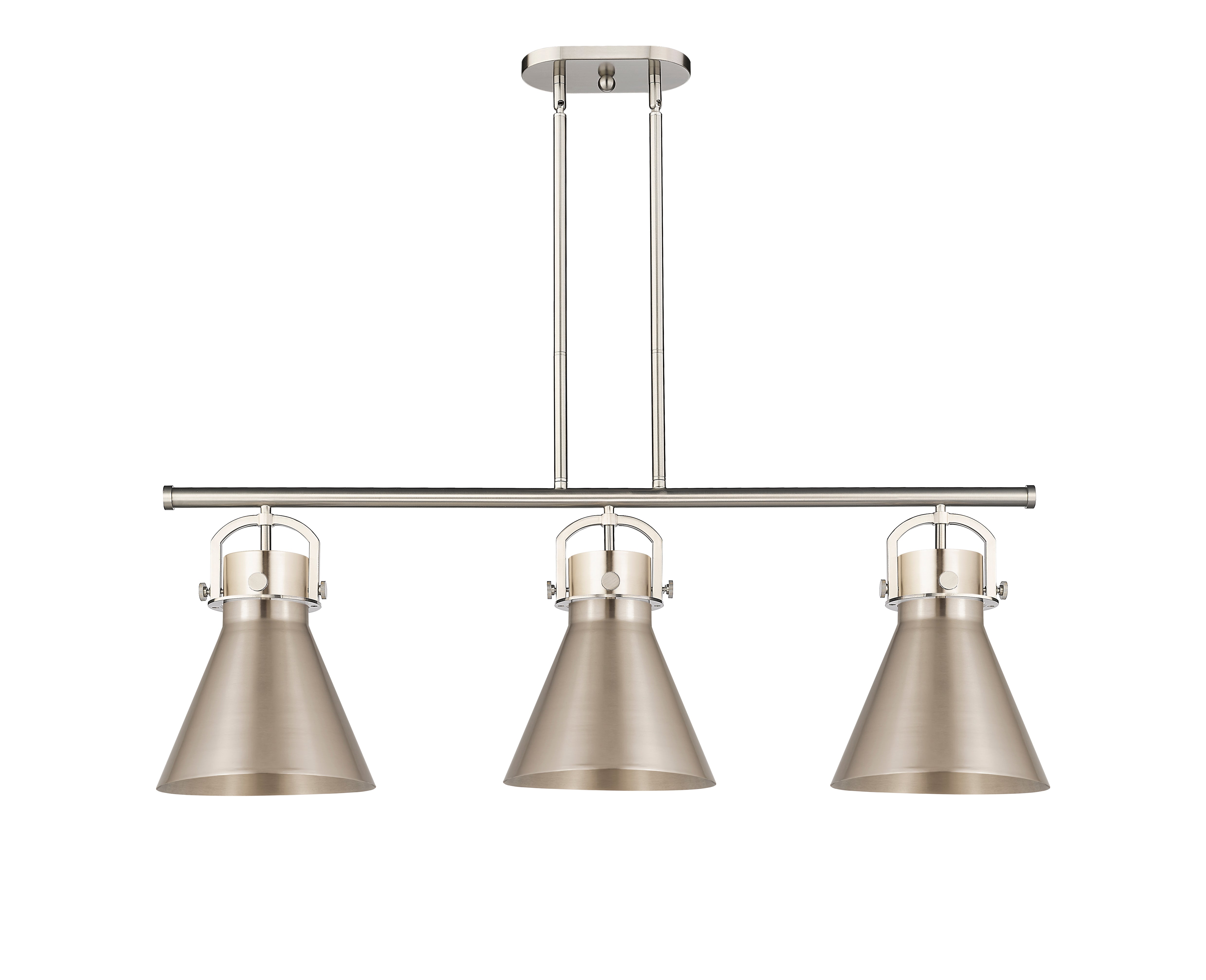Downtown Urban Island Light Cast Brass