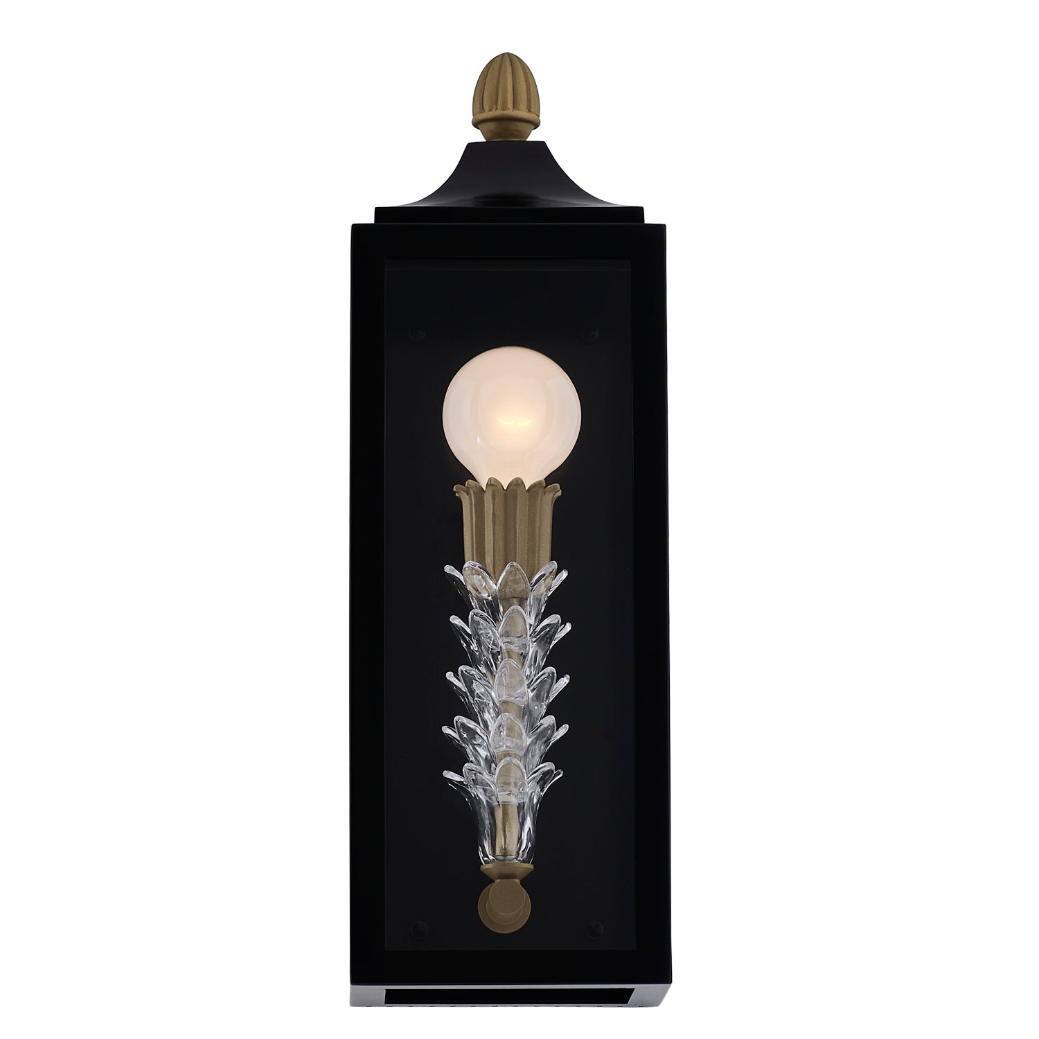 7'' Midsummer 1 Light Matte Black Outdoor Wall Sconce