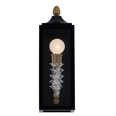7'' Midsummer 1 Light Matte Black Outdoor Wall Sconce