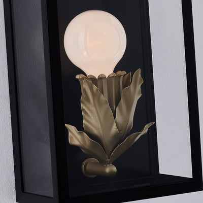 8'' Marge 1 Light Matte Black Outdoor Wall Sconce