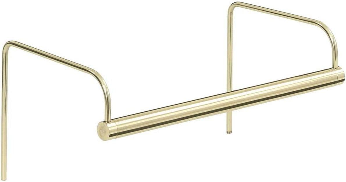 40-inch Slim-Line Polished Brass Plug-In Picture Light