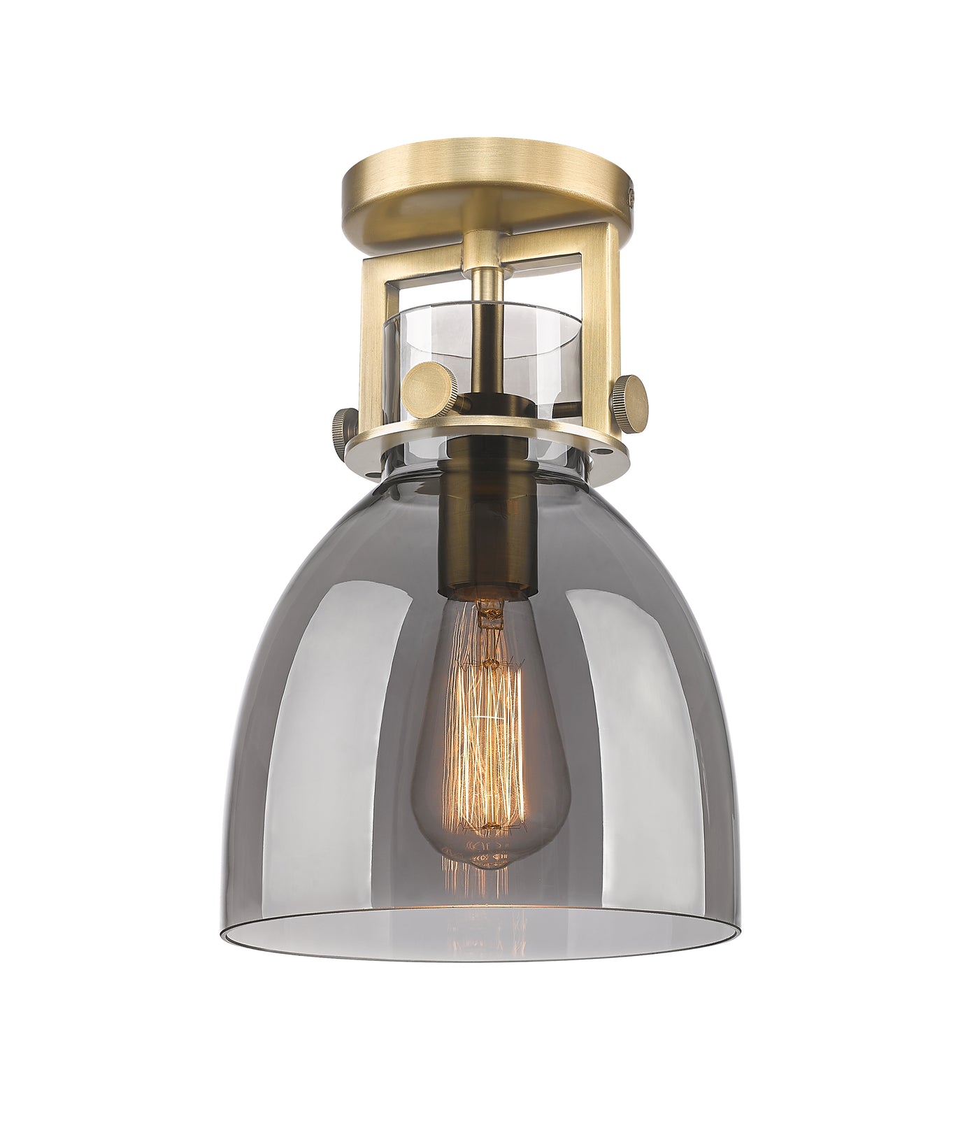 Downtown Semi-Flush Mount Brushed Nickel 8