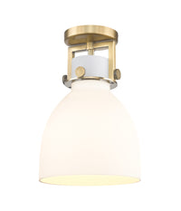 Downtown Semi-Flush Mount Brushed Nickel 8