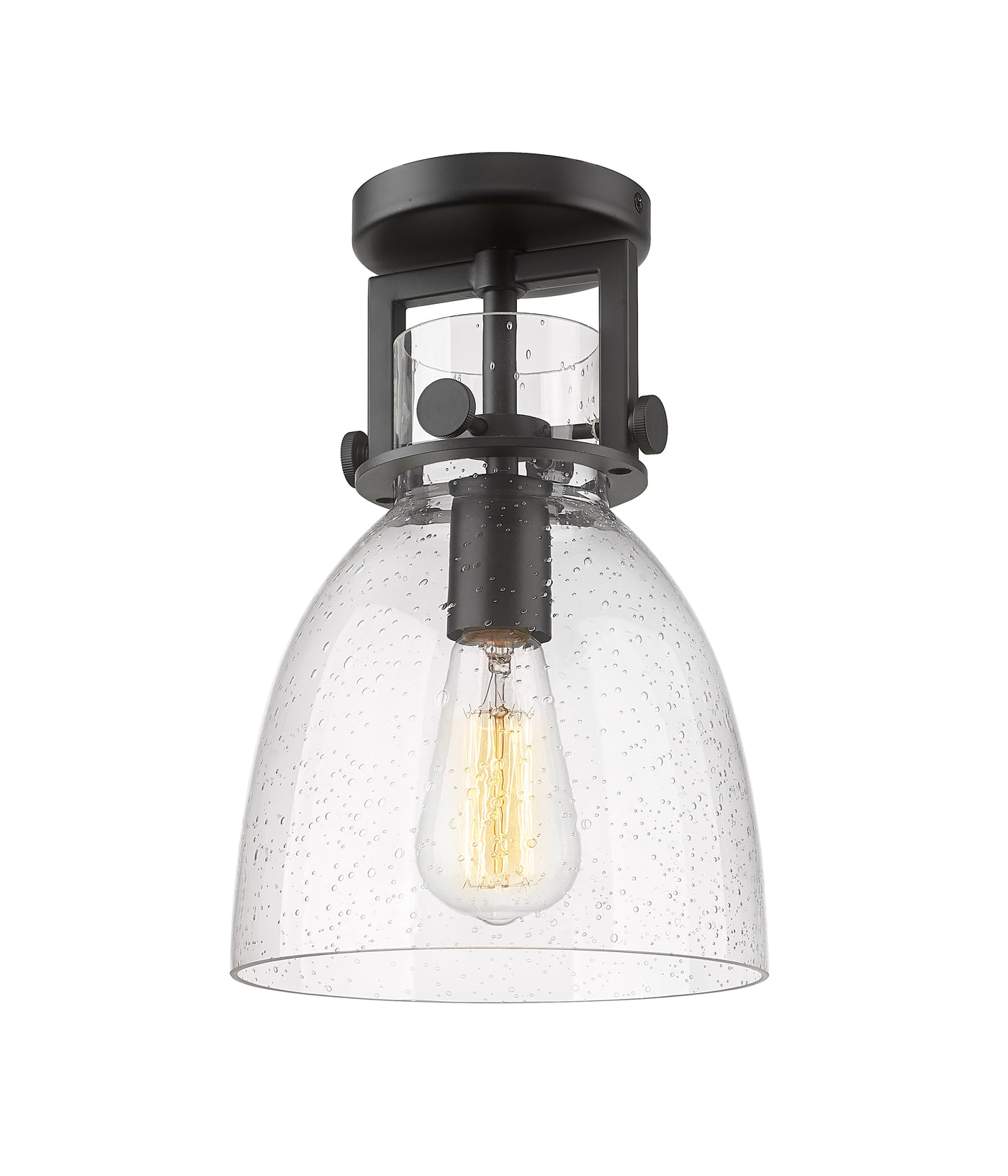 Downtown Semi-Flush Mount Brushed Nickel 8