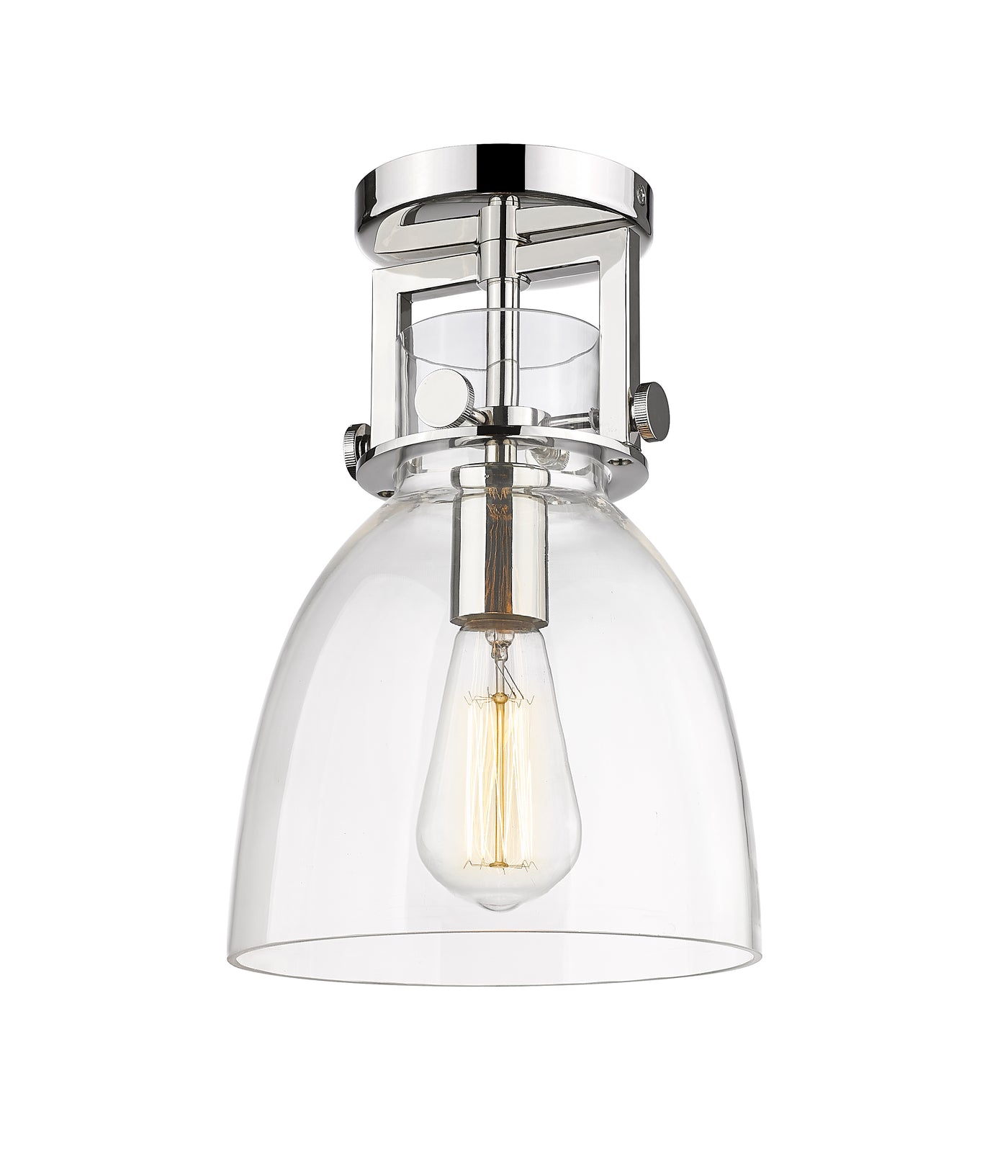 Downtown Semi-Flush Mount Brushed Nickel 8