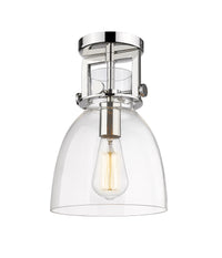 Downtown Semi-Flush Mount Brushed Nickel 8