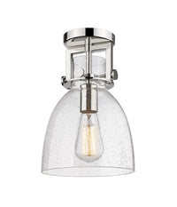 Downtown Semi-Flush Mount Brushed Nickel 8