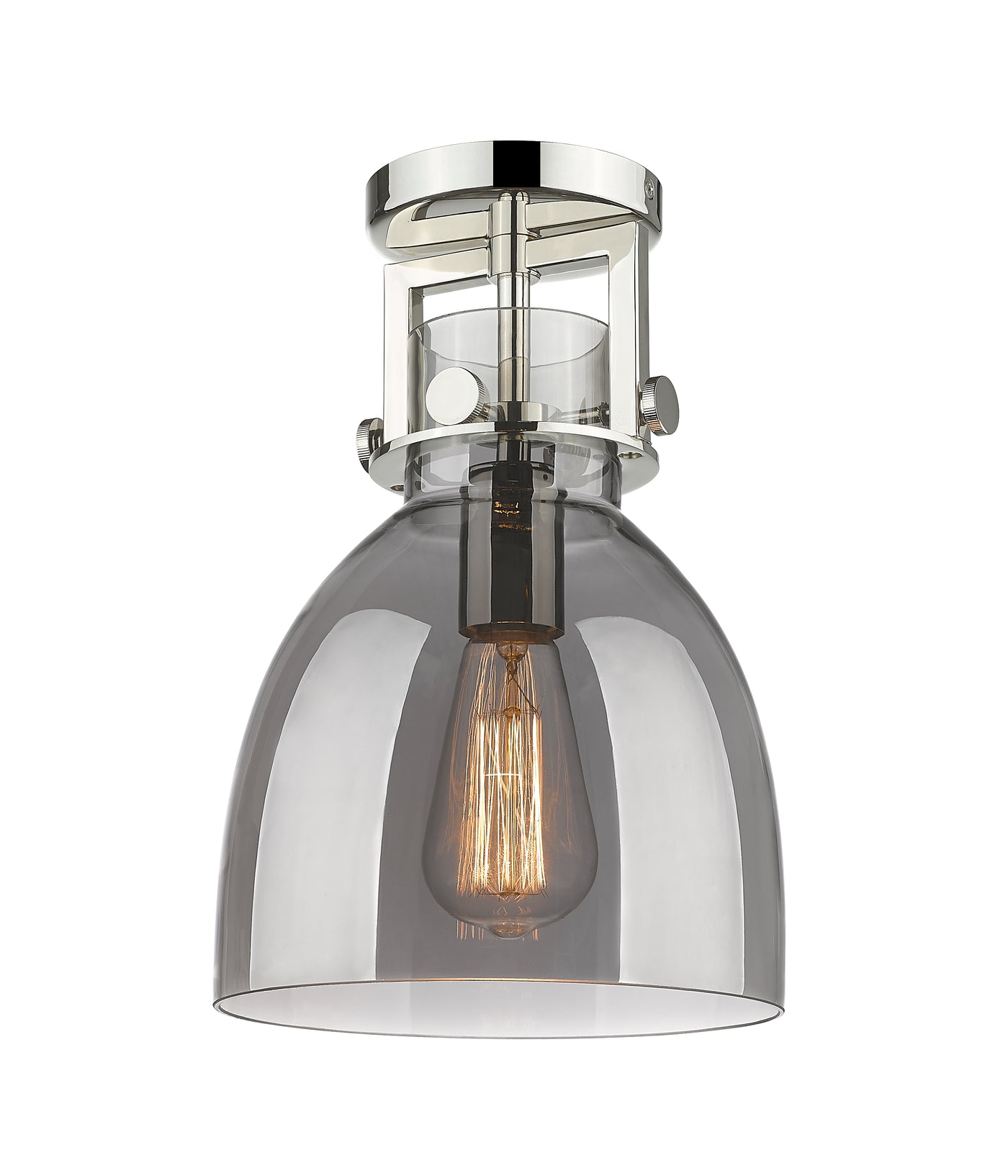 Downtown Semi-Flush Mount Brushed Nickel 8