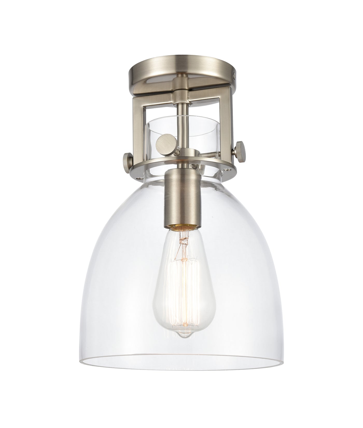 Downtown Semi-Flush Mount Brushed Nickel 8
