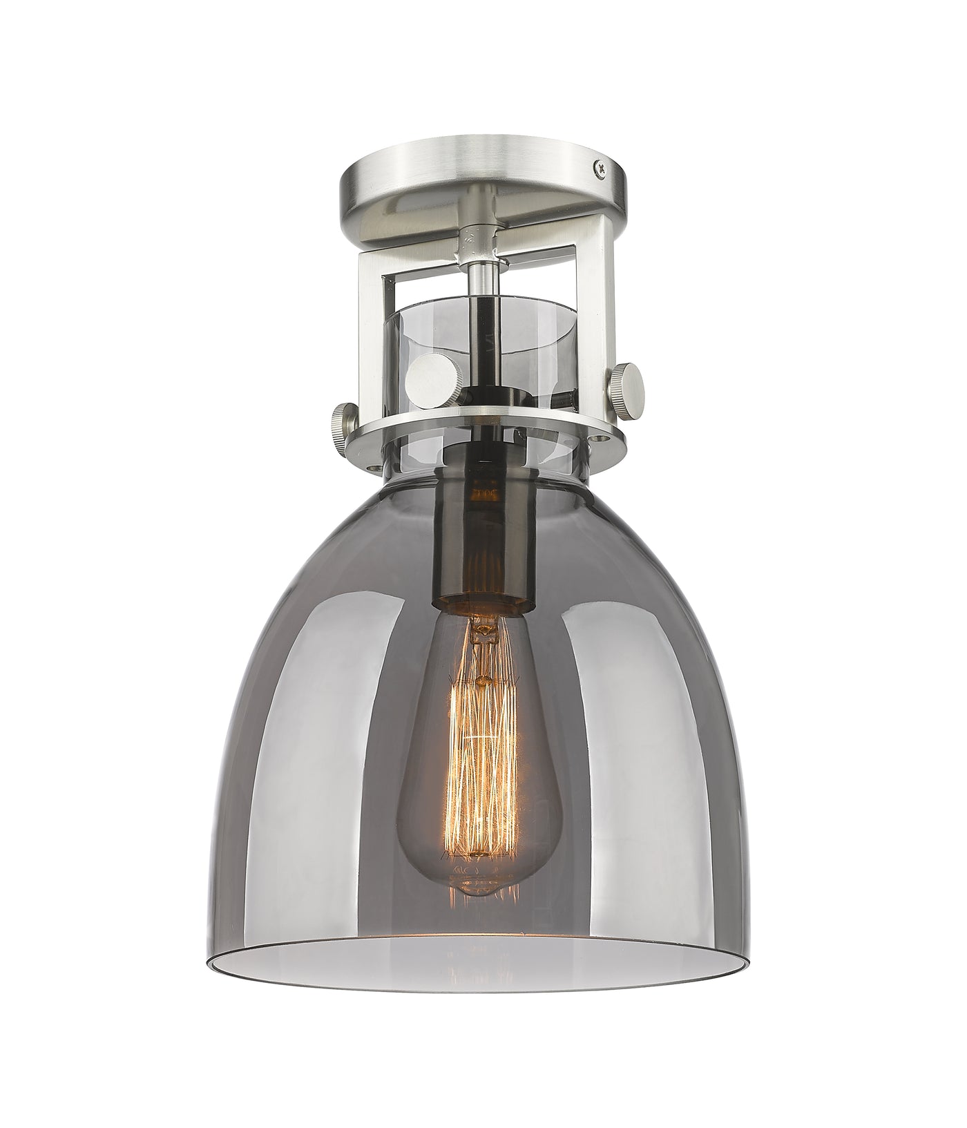 Downtown Semi-Flush Mount Brushed Nickel 8