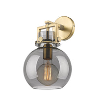 Downtown Urban Bath Vanity Light Cast Brass
