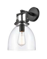 Downtown Urban Sconce Cast Brass 14 Inch