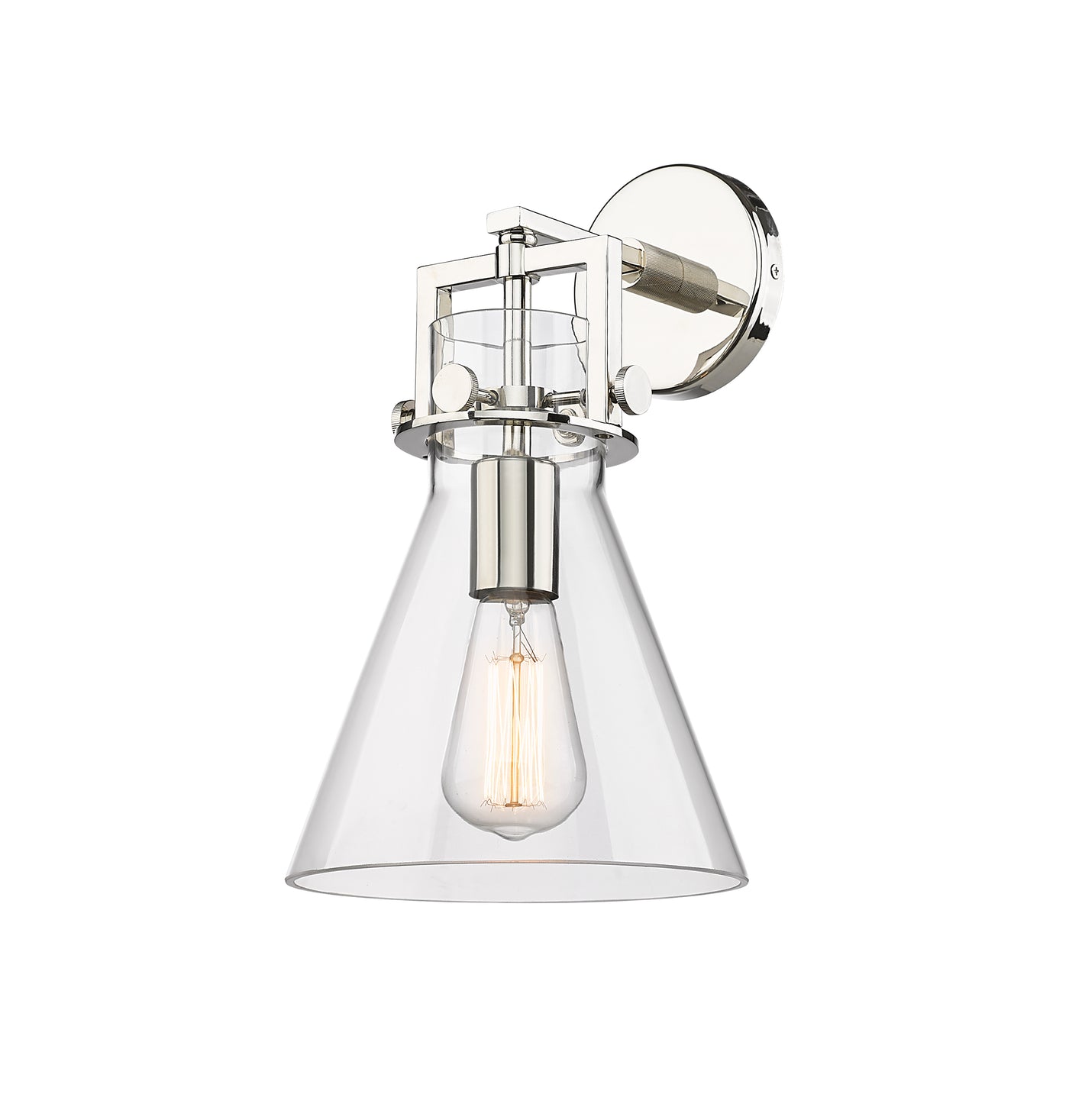 Downtown Urban Sconce Cast Brass 14.25 Inch