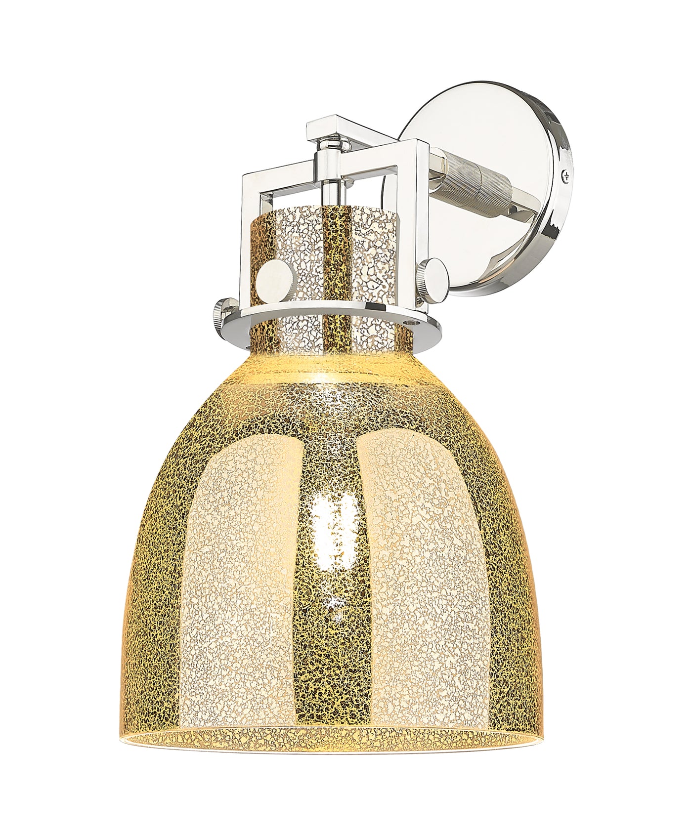 Downtown Urban Sconce Cast Brass 14 Inch