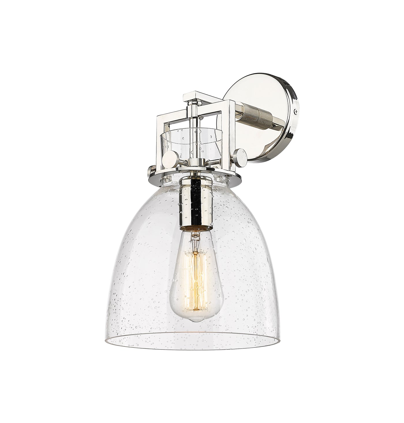 Downtown Urban Sconce Cast Brass 14 Inch