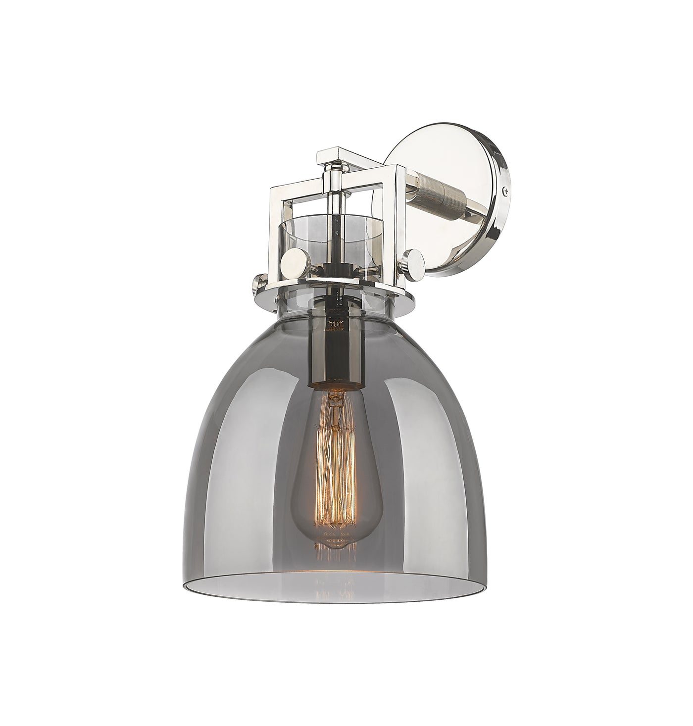 Downtown Urban Sconce Cast Brass 14 Inch