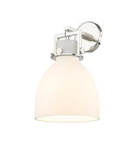 Downtown Urban Sconce Cast Brass 14 Inch