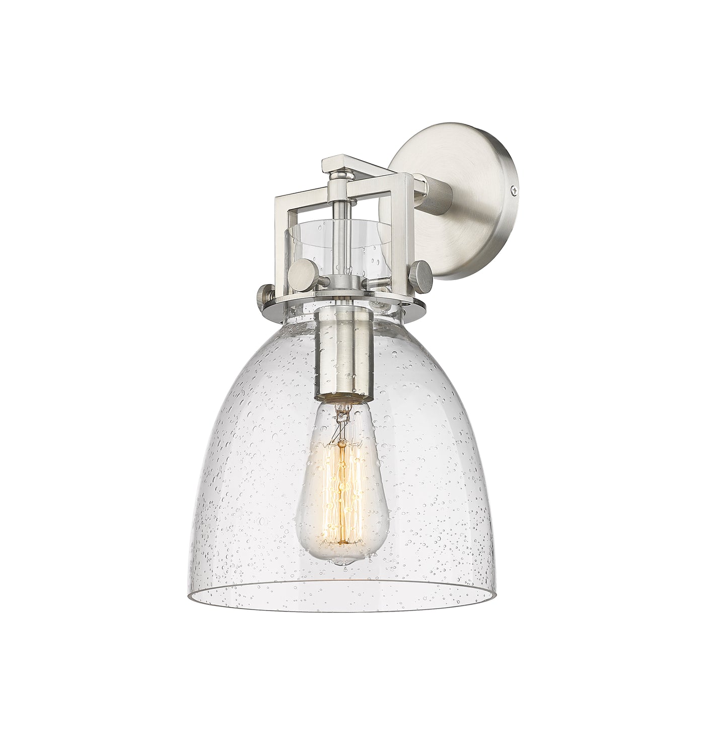 Downtown Urban Sconce Cast Brass 14 Inch