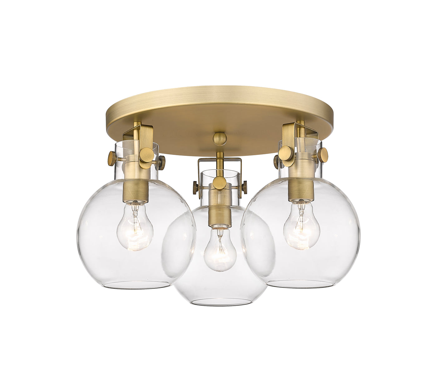 Downtown Semi-Flush Mount Satin Nickel