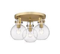 Downtown Semi-Flush Mount Satin Nickel