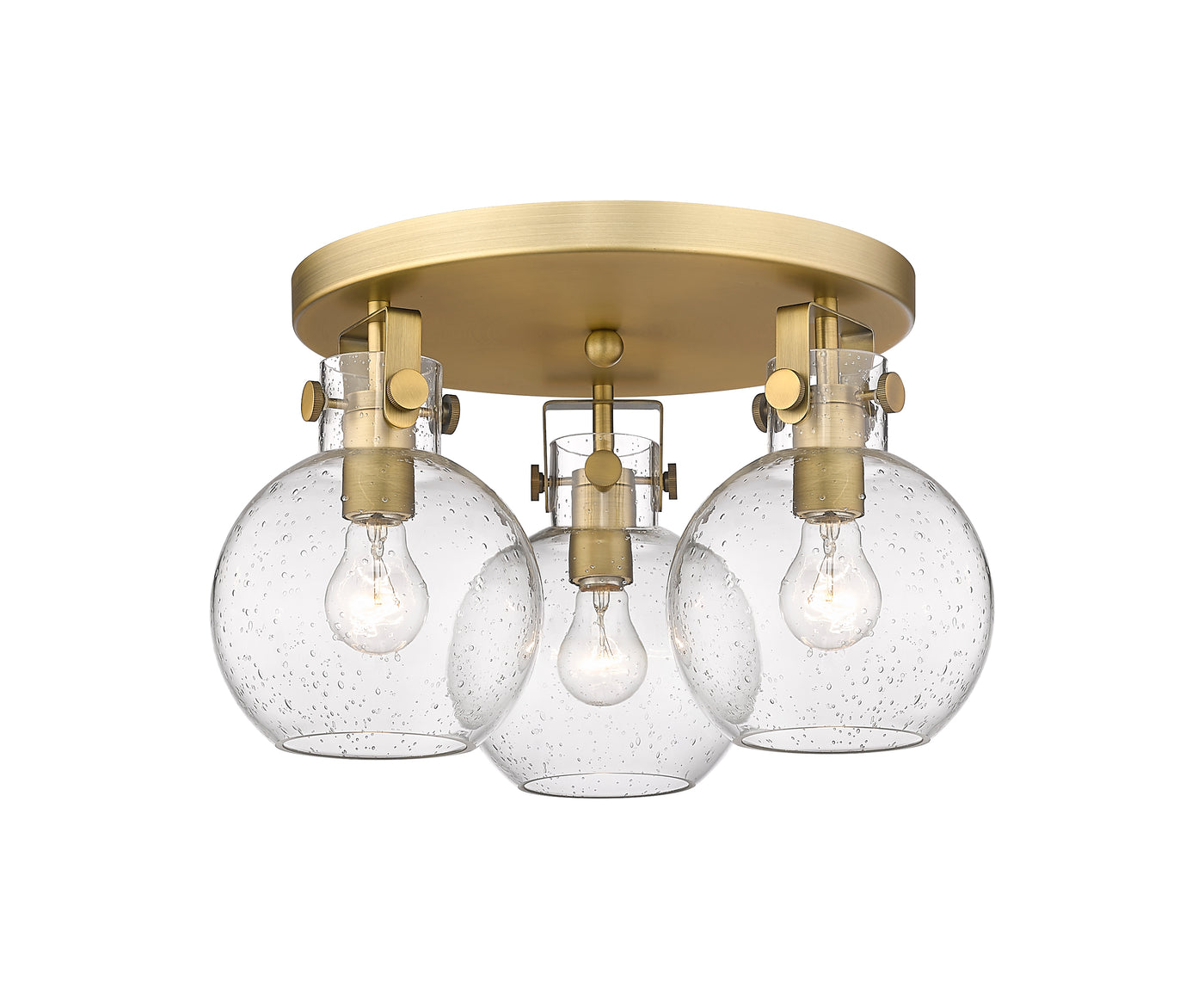 Downtown Semi-Flush Mount Satin Nickel