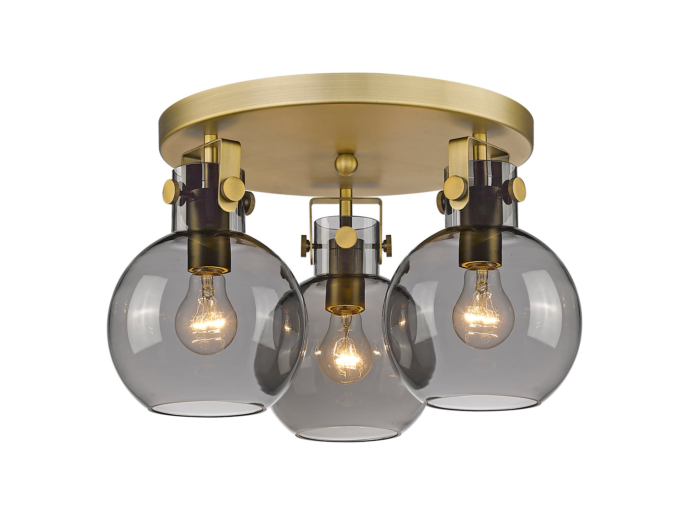 Downtown Semi-Flush Mount Satin Nickel