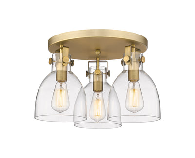 Downtown Semi-Flush Mount Satin Nickel