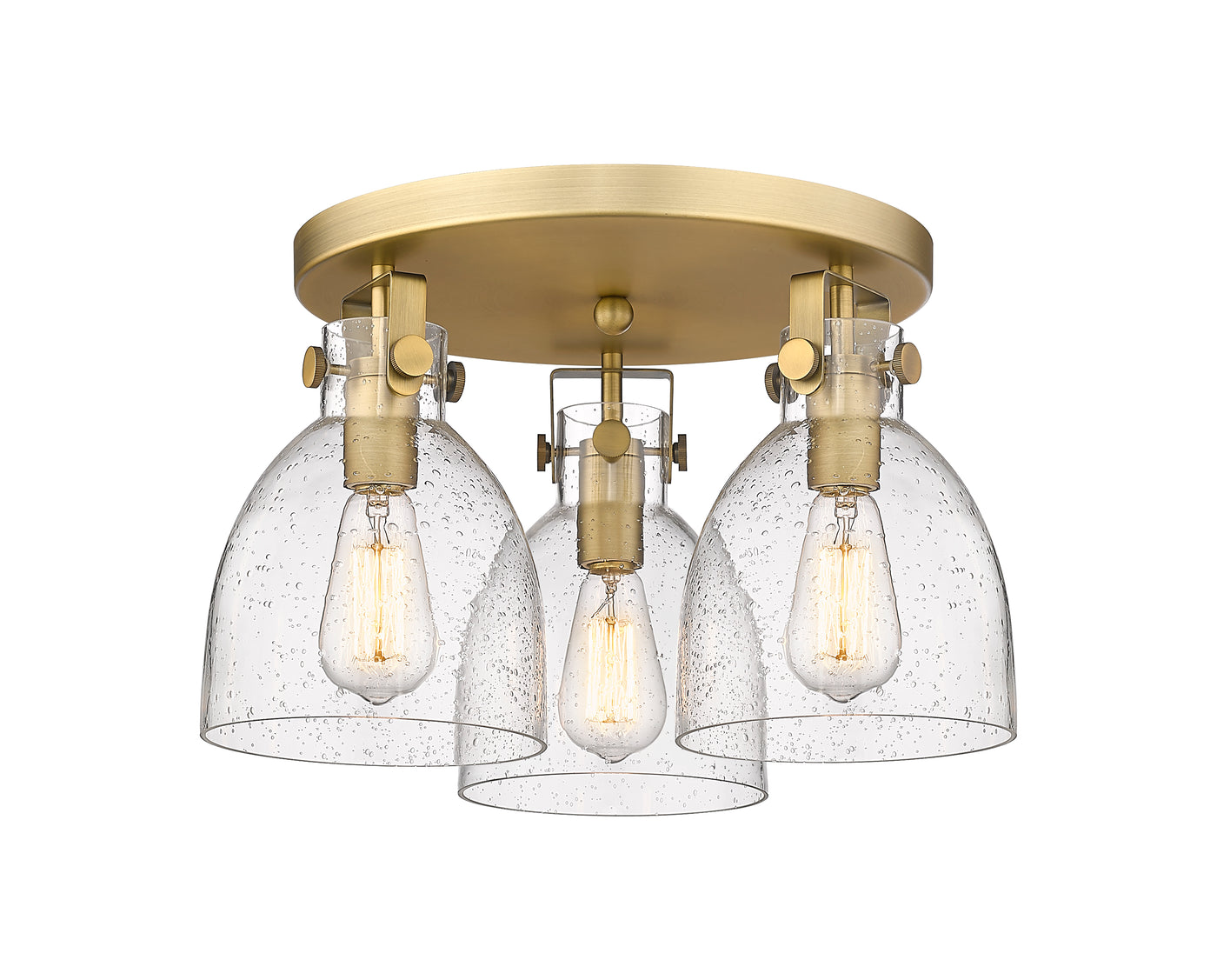 Downtown Semi-Flush Mount Satin Nickel