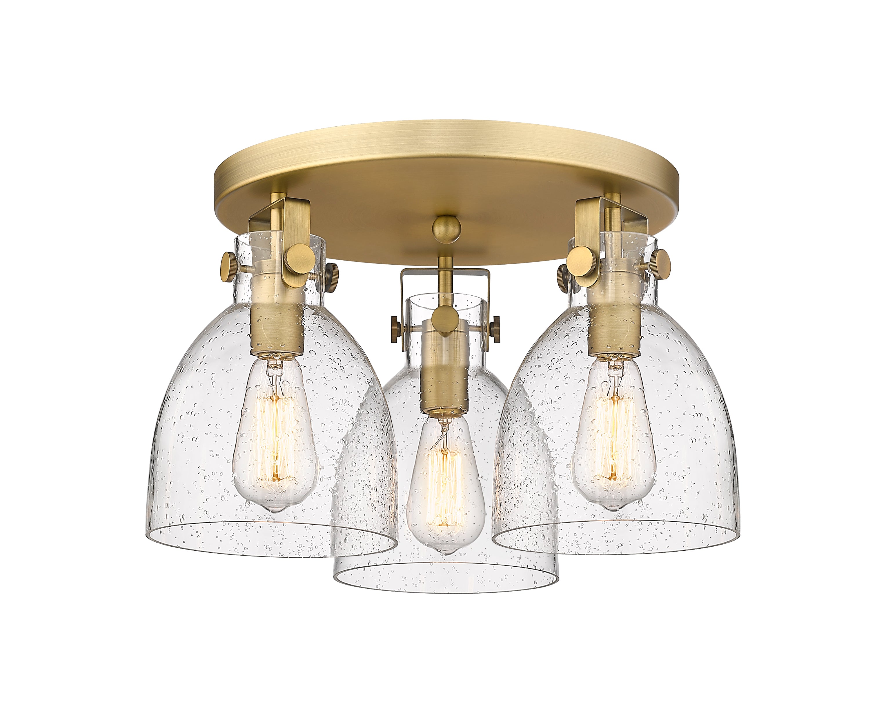 Downtown Semi-Flush Mount Satin Nickel