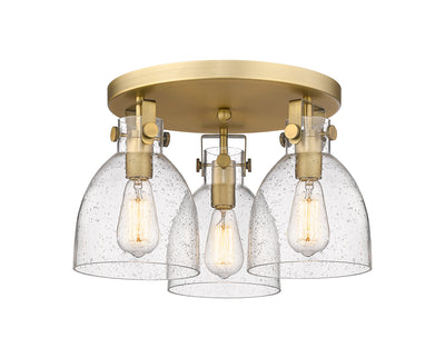 Downtown Semi-Flush Mount Satin Nickel
