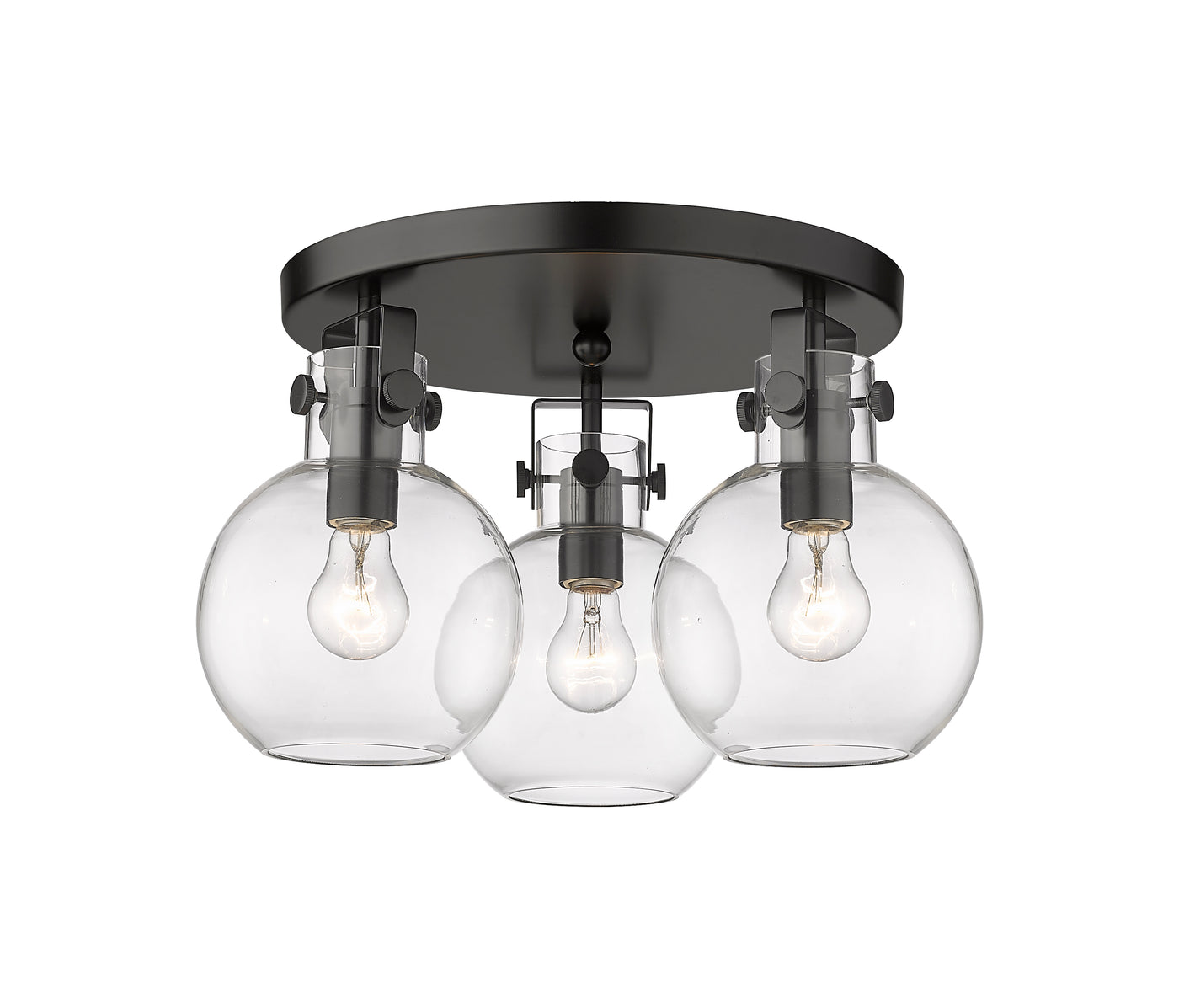 Downtown Semi-Flush Mount Satin Nickel
