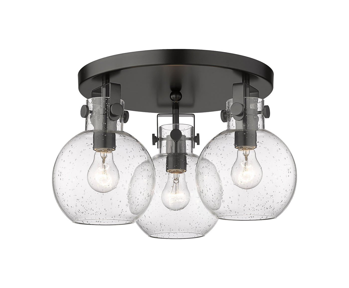 Downtown Semi-Flush Mount Satin Nickel