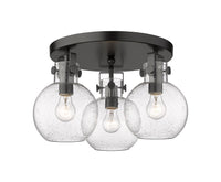 Downtown Semi-Flush Mount Satin Nickel