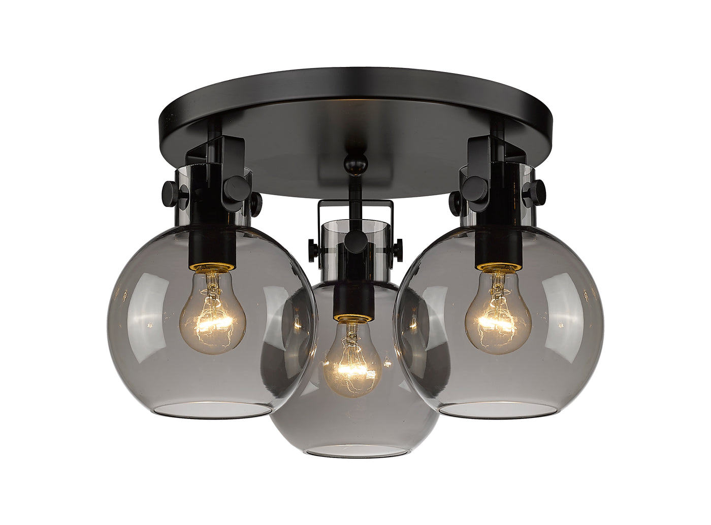 Downtown Semi-Flush Mount Satin Nickel