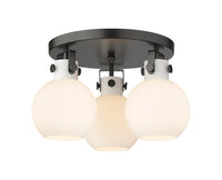 Downtown Semi-Flush Mount Satin Nickel