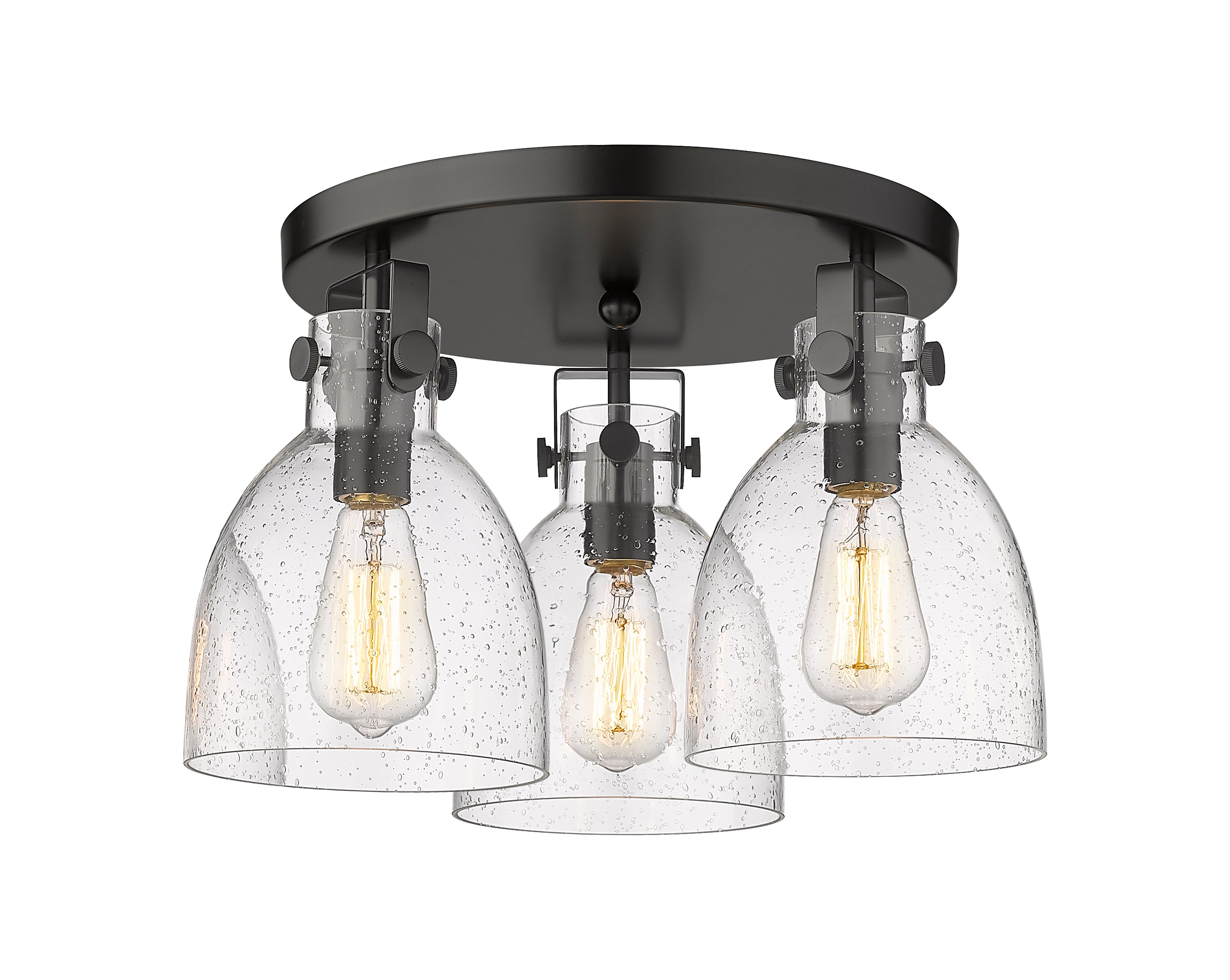 Downtown Semi-Flush Mount Satin Nickel