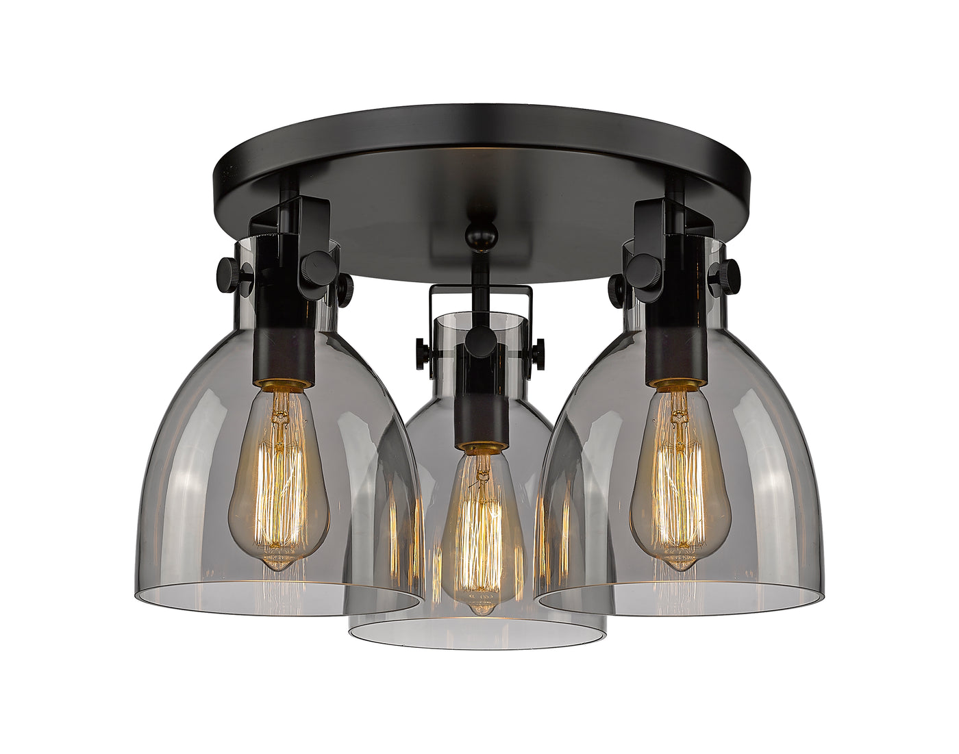 Downtown Semi-Flush Mount Satin Nickel