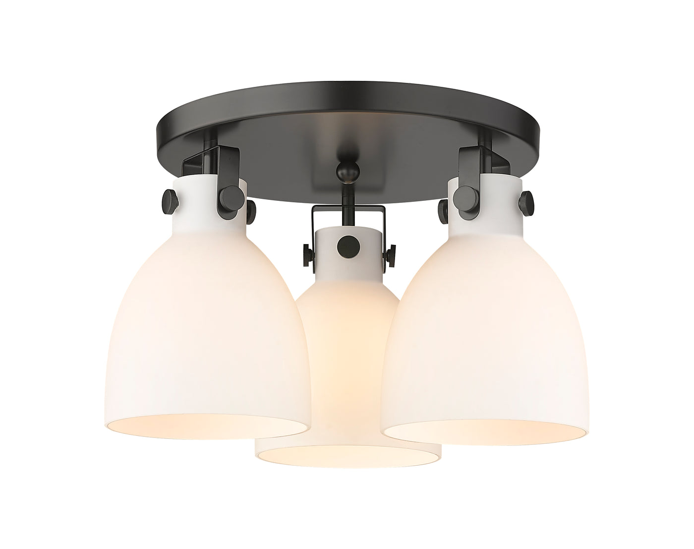 Downtown Semi-Flush Mount Satin Nickel